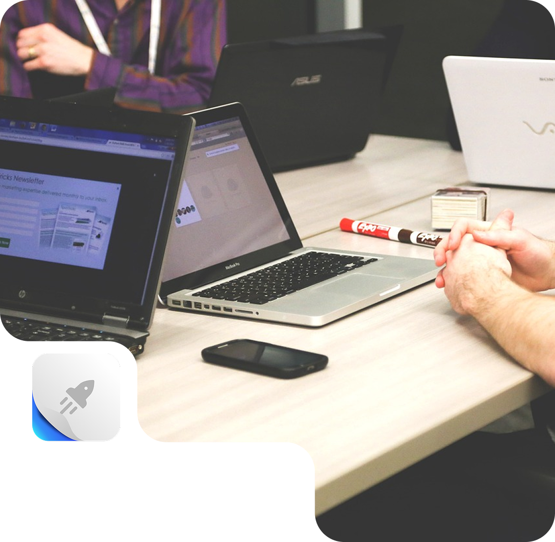 Abstract background shape